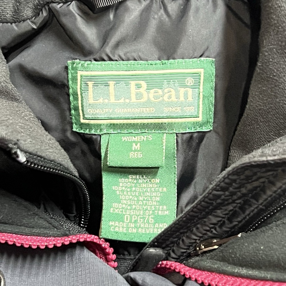 Vintage 90s Retro Colorful LL Bean 3 In 1 Ski Jacket EUC Women's M Ski Snow - Picture 3 of 9